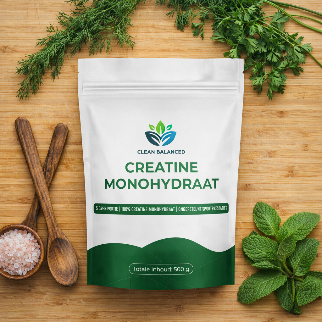 Clean Balanced Premium Creatine Monohydraat (500 gram)