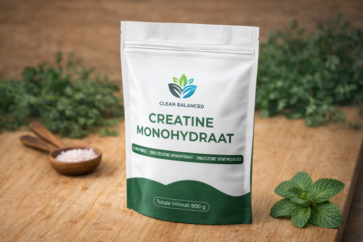 Clean Balanced Premium Creatine Monohydraat (500 gram)